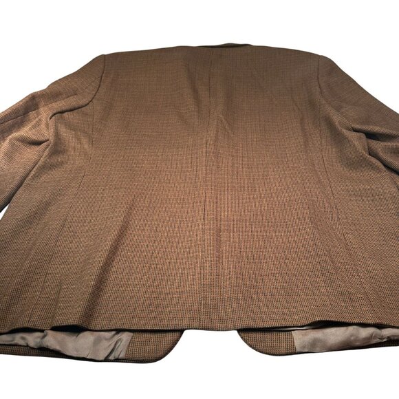 Ralph Lauren Houndstooth Sport Coat Mens Blazer Jacket Lambswool Single Breasted - Picture 13 of 16